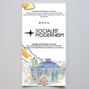 Socialist Modernist Chișinău Map