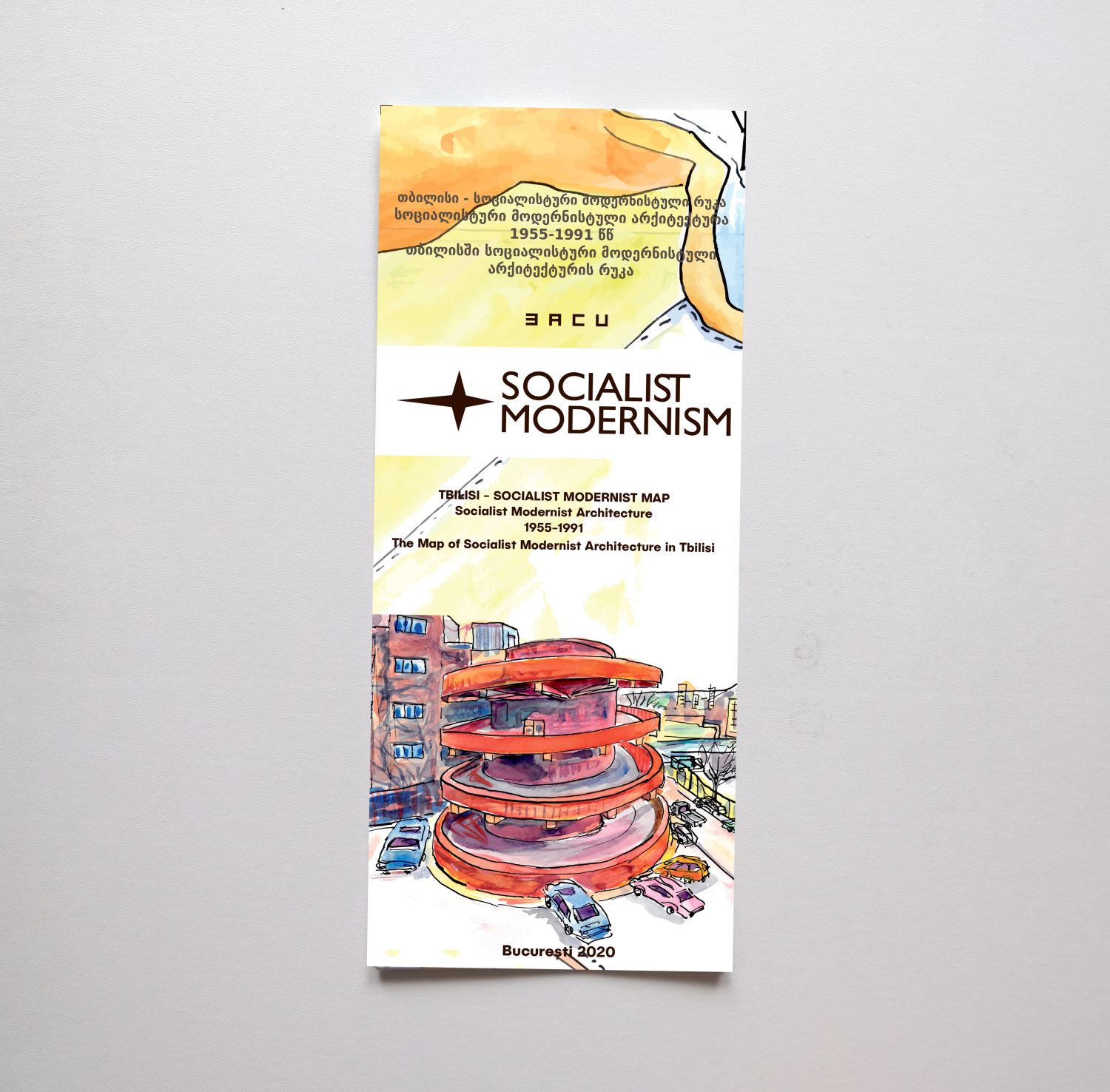 Socialist Modernism Tbilisi Map